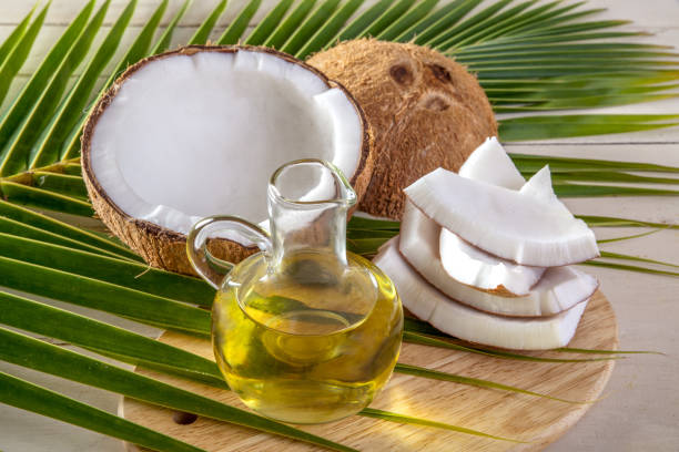 istock Coconut and coconut oil 1040364258
