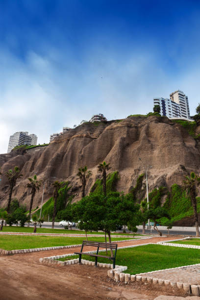 istock park in front of the cliffs in Lima 1040372368