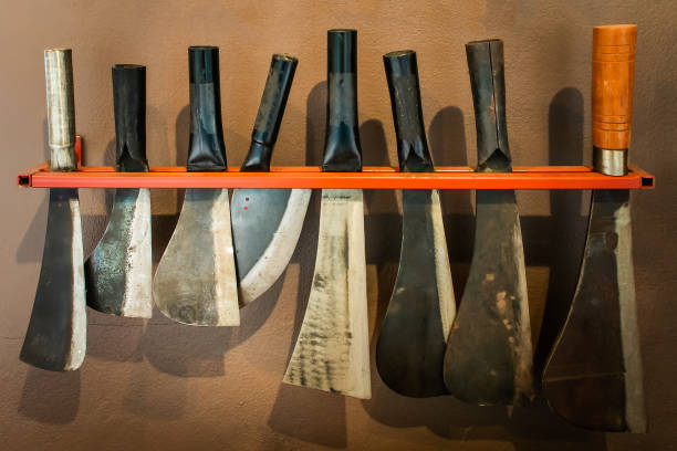 istock Set of metal knife, Backgrounds 1040372472