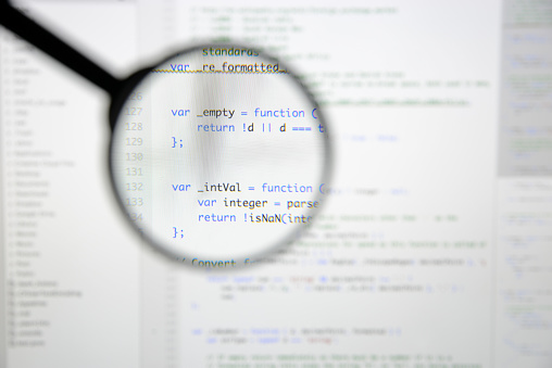Real Java Script Code Developing Screen Programing Workflow Abstract ...