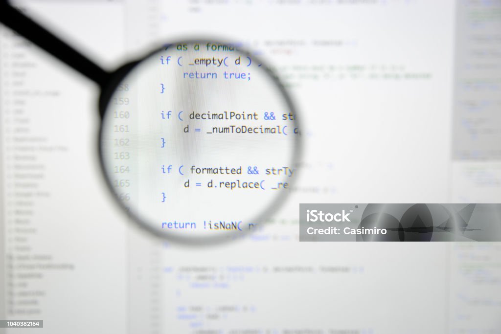 Real Java Script Code Developing Screen Programing Workflow Abstract ...