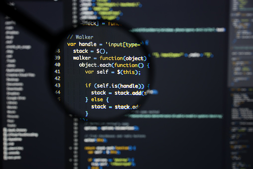 real java code developing screen. programing workflow... Real Java Script Code Developing Screen Programing Workflow Abstract ...