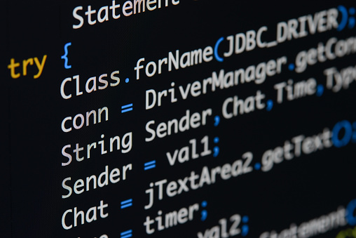 Código Java Script Real Desarrollo De Pantalla Concepto De Algoritmo ...