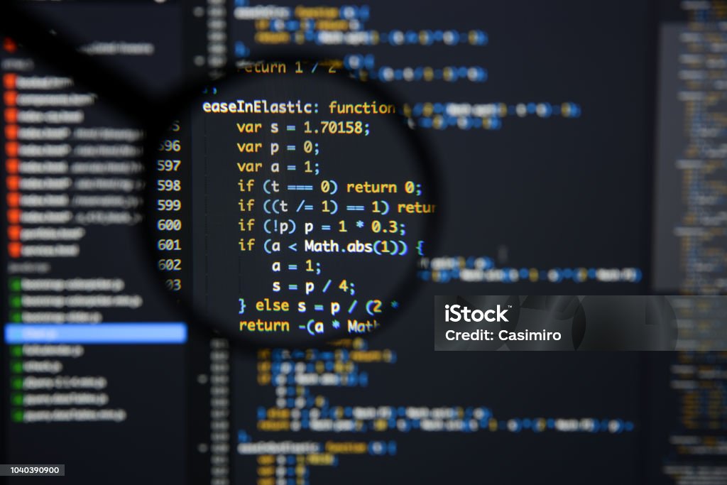 Real Java Script Code Developing Screen Programing Workflow Abstract ...