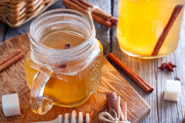 istock Traditional Russian drink with honey and cinnamon - sbiten 1040391190