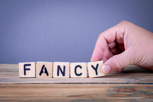 istock fancy. Wooden letters on the office desk 1040391668