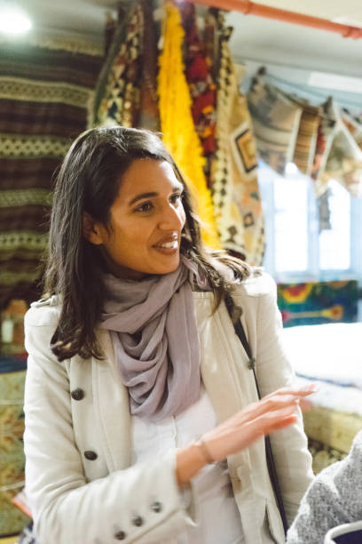 istock Women buying carpets 1040391882