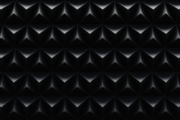 istock Abstract dark background of polygonal triangles shape 1040392072