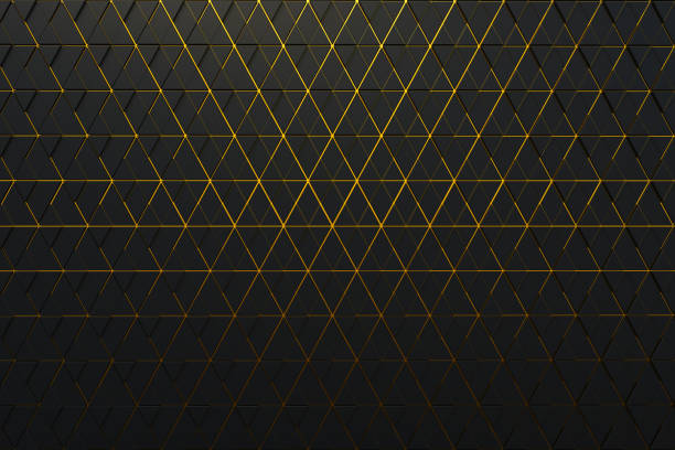 istock Abstract dark background of polygonal triangles shape 1040395286