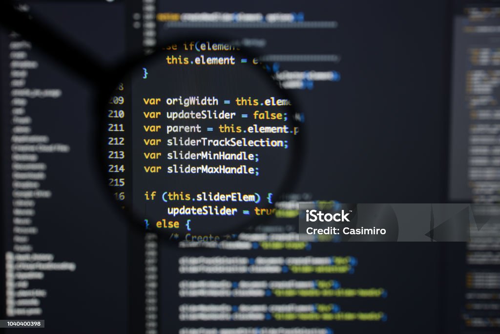 Real Java Script Code Developing Screen Programing Workflow Abstract ...