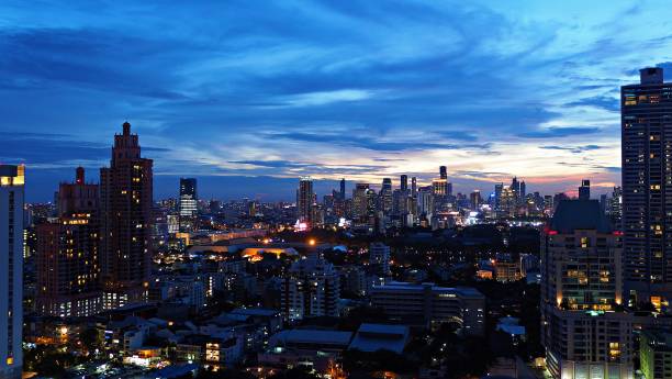 istock Bangkok city night view. 1040404146