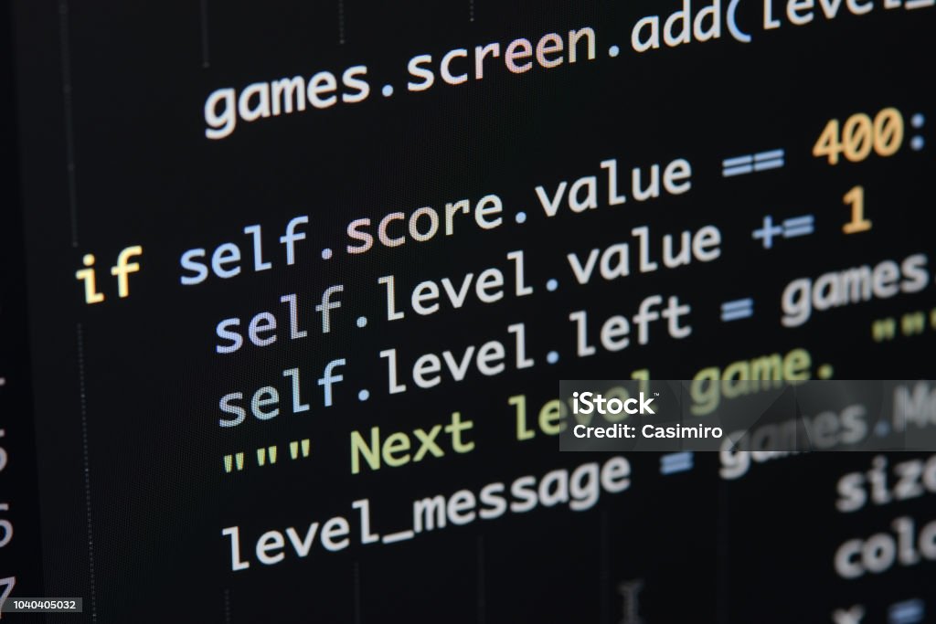 Real Python Code Developing Screen Programing Workflow Abstract ...