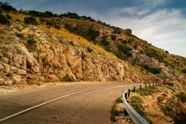 istock Road near Stara Baska, Krk Island , Croatia 1040407114
