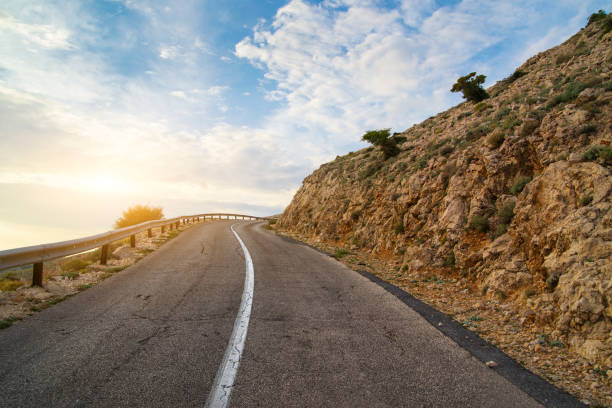 istock Road near Stara Baska, Krk Island , Croatia 1040407258