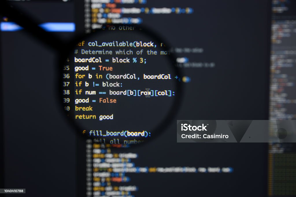 Real Python Code Developing Screen Programing Workflow Abstract ...