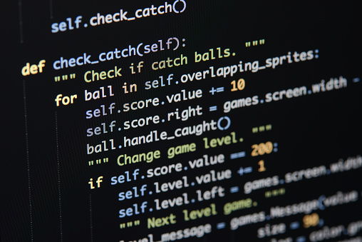 Real Python Code Developing Screen Programing Workflow Abstract ...