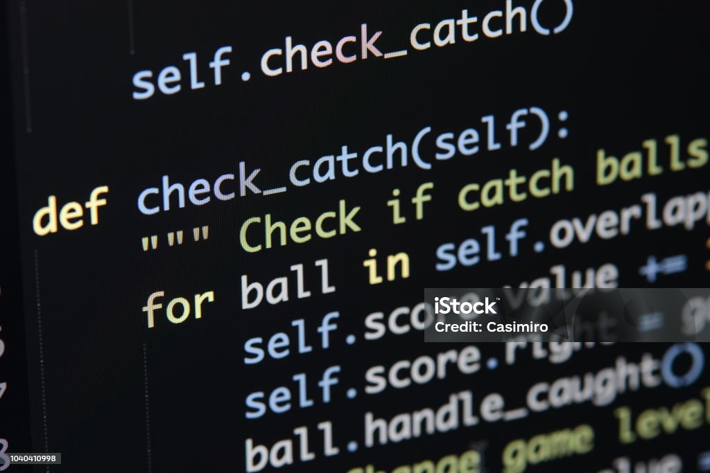Real Python Code Developing Screen Programing Workflow Abstract ...