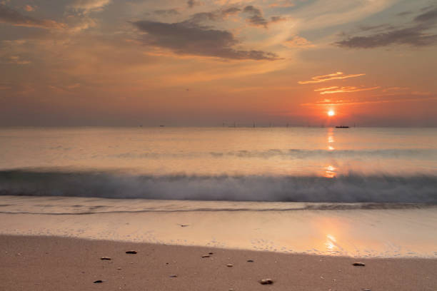 istock Beautiful sunrise at the Black Sea 1040411132
