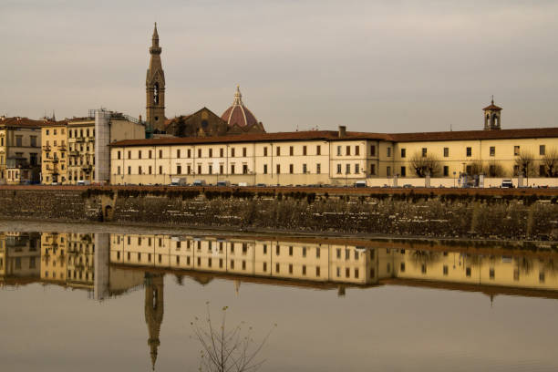 istock Florence (Tuscany) Italy, is reflected in the Arno 1040411144
