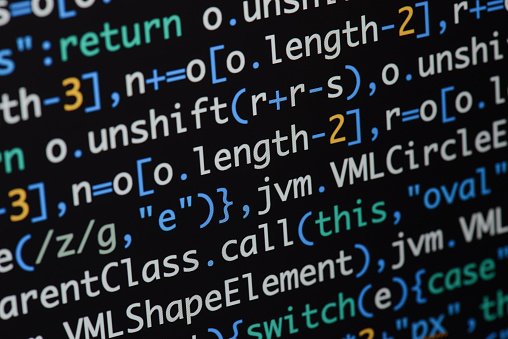 Foto de Código Java Script Real Desenvolvendo Tela Conceito De ...