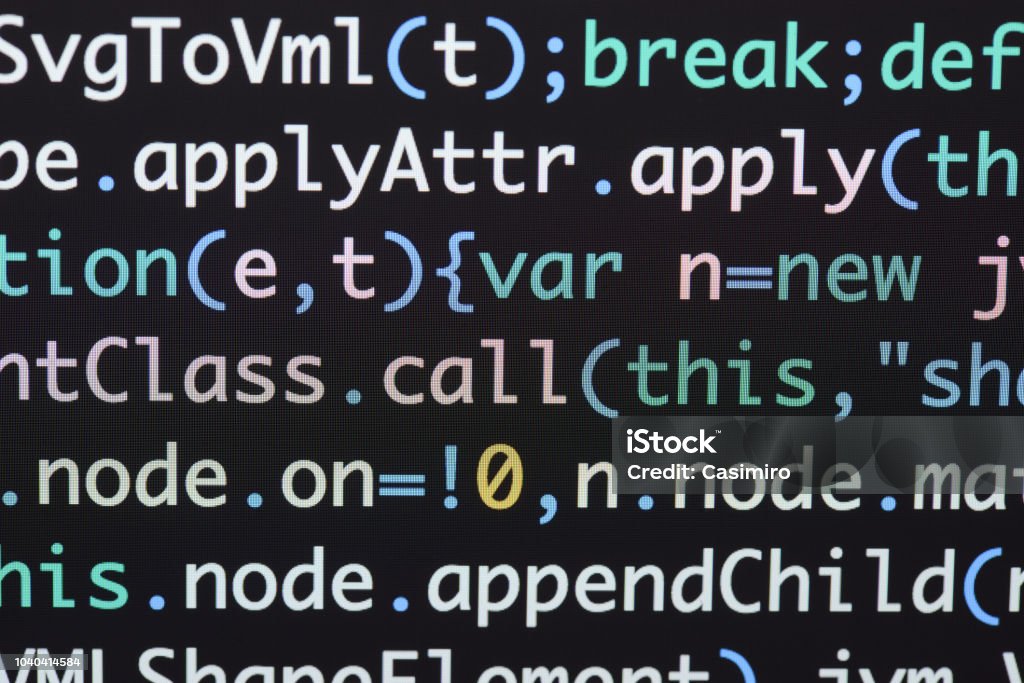 Real Java Script Code Developing Screen Programing Workflow Abstract ...
