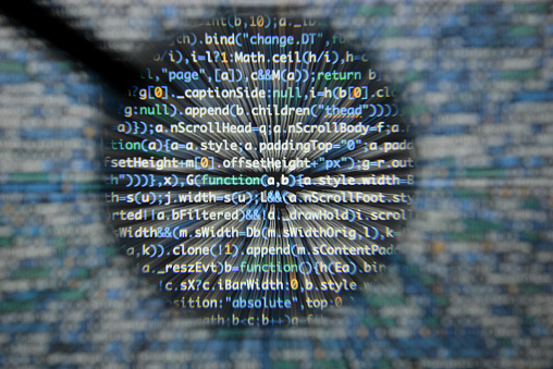 Real Java Script Code Developing Screen Programing Workflow Abstract ...