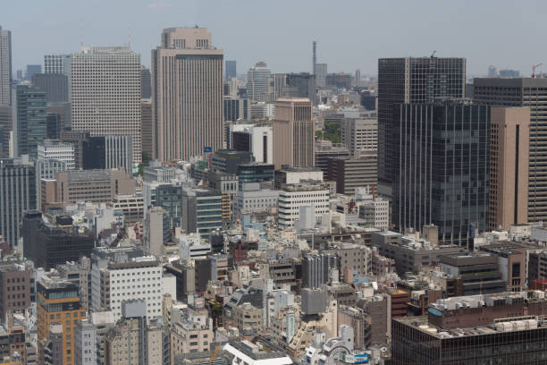 Tokyo Skyline in Japan.