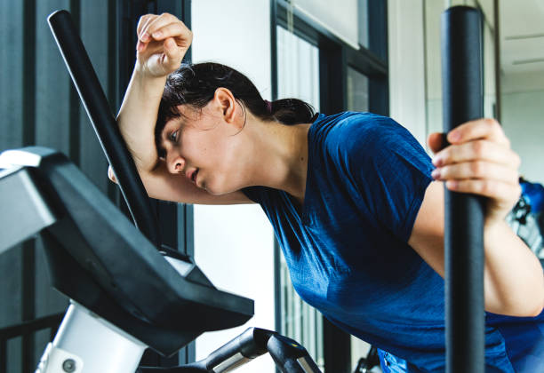 istock Woman tired after a hard workout 1040418242