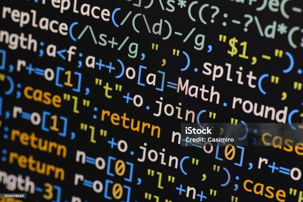 Real Java Script Code Developing Screen Programing Workflow Abstract ...