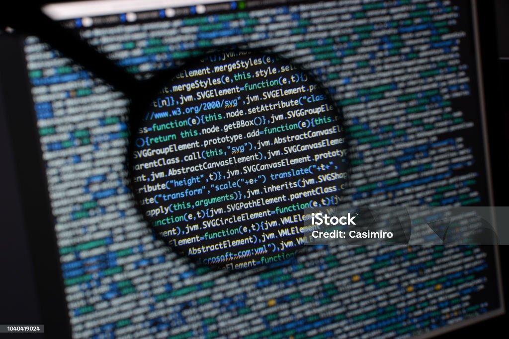 Real Java Script Code Developing Screen Programing Workflow Abstract ...