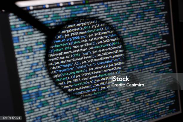 Real Java Script Code Developing Screen Programing Workflow Abstract ...