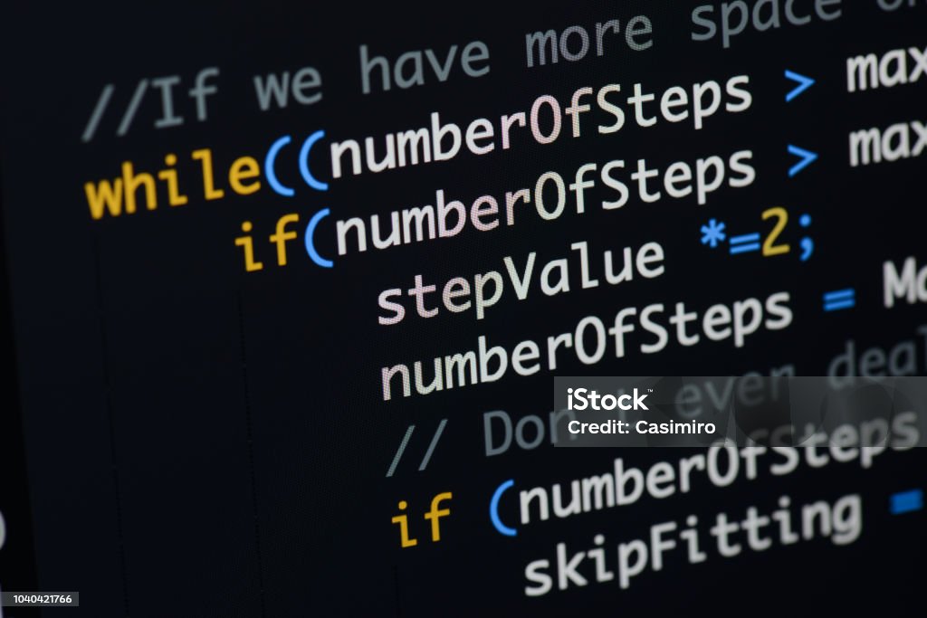 Real Java Script Code Developing Screen Programing Workflow Abstract ...