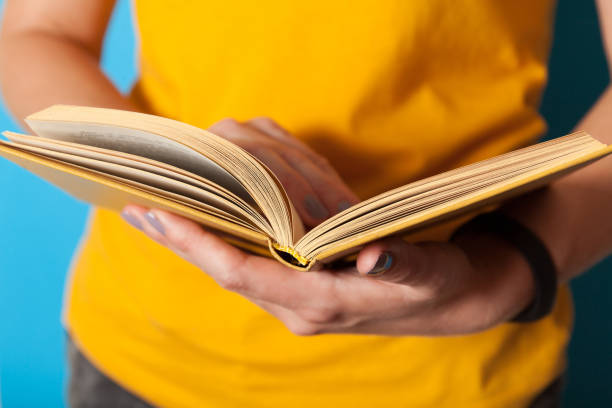 istock Wonder and curiosity book, read and learning concept 1040422912