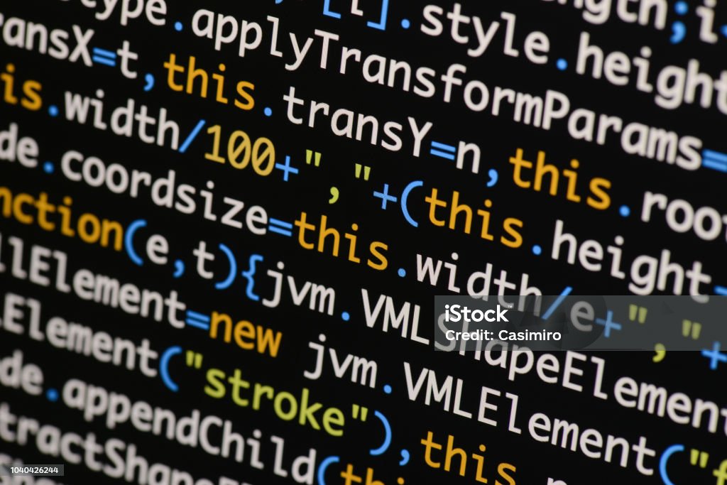 Real Java Script Code Developing Screen Programing Workflow Abstract ...