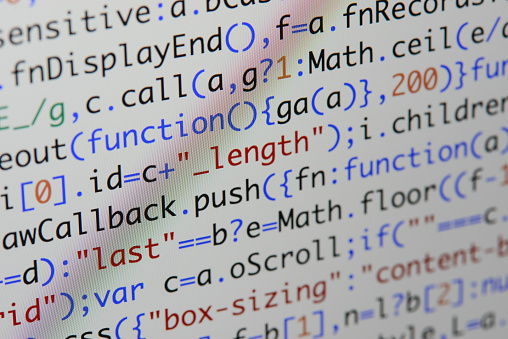 Real Java Script Code Developing Screen Programing Workflow Abstract ...