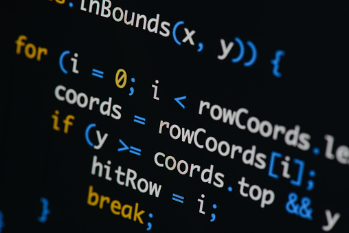 Foto de Código Java Script Real Desenvolvendo Tela Conceito De ...