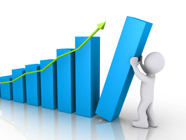 istock Person putting last column of chart 1040431926
