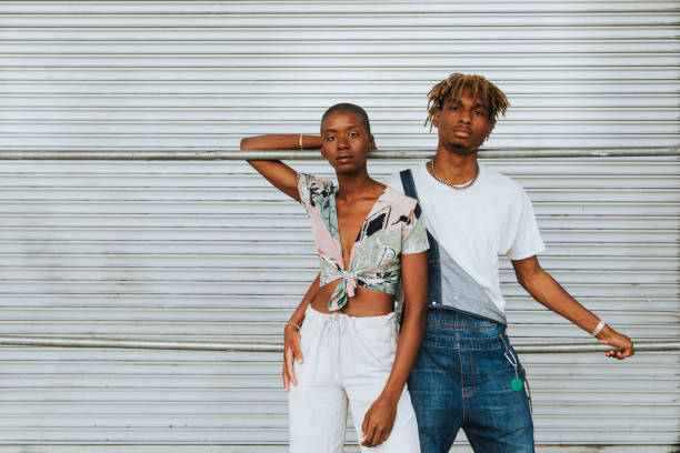 istock African american couple posing by a wall 1040436460
