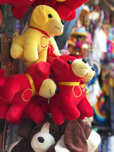 istock Dog dolls at the market 1040444394