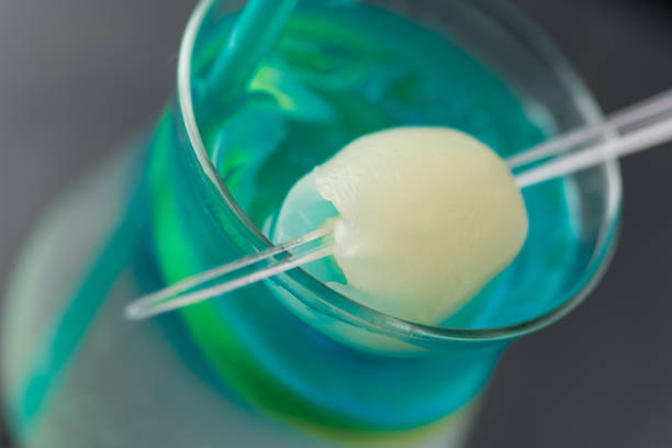 istock Electric iced tea garnished with lychee on a spear 1040444942