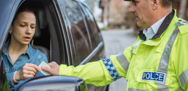 istock Police officer giving a speeding ticket 1040453994