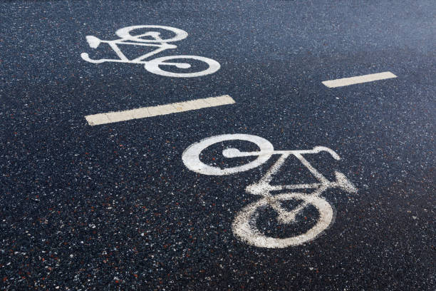 istock Bicycle lane, Stockholm 1040460390