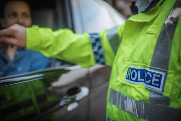 istock Police giving a speeding ticket 1040464042