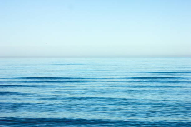 istock Calm sea ripple with horizon over water 1040465072