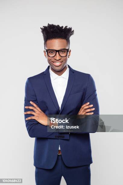 Handsome Young Afro American Businessman Stock Photo - Download Image Now - Suit, African-American Ethnicity, Males