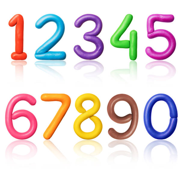 istock Numbers are made of colored plasticine. (part 6) 1040472008