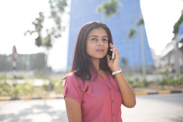 istock Businesswoman talking on mobile phone 1040472018