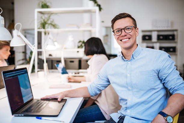 istock Business and coworking with multi-ethnic professionals in Sweden. 1040473642