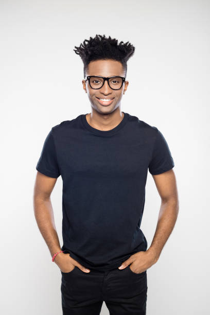 istock Happy young african man in casuals 1040490066