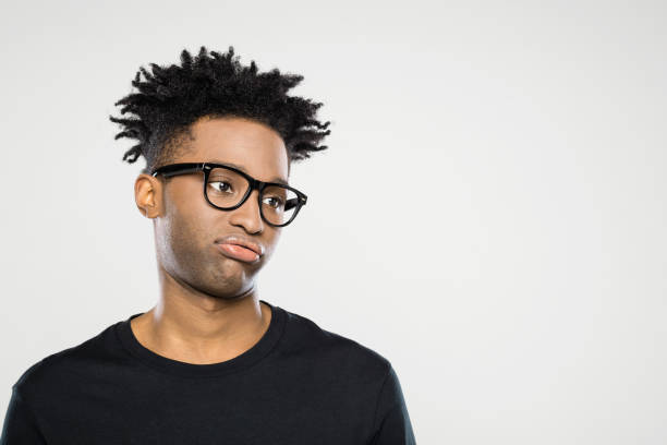 istock Disgusted afro american man 1040493768